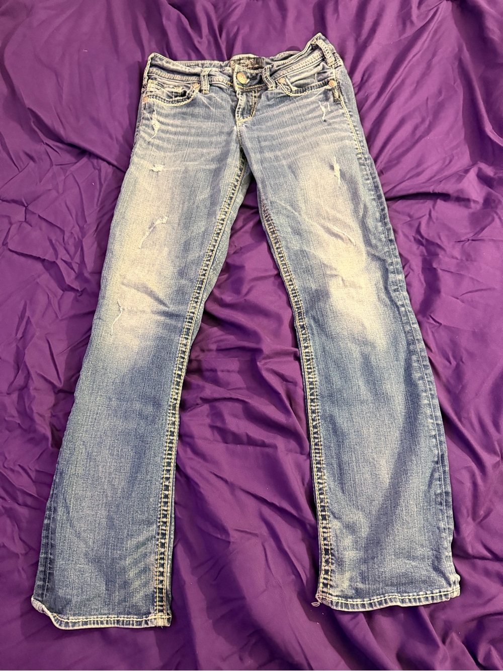 Silver Jeans Light Blue Flared Jeans